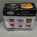 Cake Stand with Dome Cover, 6-in-1 Multi-Purpose Use, Cake Stand with Lid, Serving Platter, Punch Bowl, Desert Platter and More, BPA Free