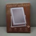 FENNIO Vanity Mirror with Lights 22 Inch- LED Lighted Makeup Mirror,Large Makeup Mirror with Lights,Touch Screen with 3-Color Lighting,Led Mirror Makeup, Dimmable (White)