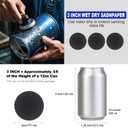 133 PCS Sanding Disc Drill Polishing Kit Sanding Attachment, 3 Inch Wet Dry Headlight Restoration Kit, Hook and Loop Sandpaper Buffing Pads with Rotary Tools for Car Wood Metal Glass Resin Expoxy