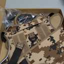 Heavy Duty Tactical Dog Harness for Large Dogs, No Pull Adjustable Pet Harness Reflective Service Training Easy Control Pet Vest Military K9 Working Dog Harnesses-X- Large, Desert Camo