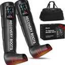 YINGGG Leg Massager, Recovery System for Improved Circulation and Fast Recovery, Professional Foot Massage Boots with 5 Massage Areas, 8 Intensities(Two Legs)-Large