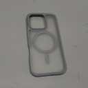 TORRAS for iPhone 16 Pro Case Translucent Matte Back/Natural Titanium Gray Edge | Compatible with MagSafe, Military Grade Drop Protection, Stronger Magnetic, Shockproof Airbag, Color Button, Slim