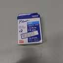 Brother Genuine P-Touch, TZe-231 2 Pack Tape (TZE2312PK) (0.47) x 26.2 ft. (8m) Laminated P-Touch Tape, Black on White (Pack of 2)