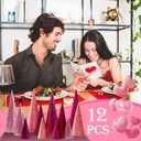 Valentines Day Table Decorations,12 Pcs Velvet Trees Set,Modern Valentines Day Decorations,Velvet Sequin Tree Decorations,Multi-Size,Decoration for Valentines New Year Holiday Home Dcor