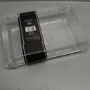 Clear Premium Acrylic Rectanglees Serving Tray with Lid (12.63" x 8.75" x 3.38") Perfect for Parties, Events, & Dining