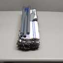 Masthome Microfiber Mops for Floor Cleaning,Dust Mop with 4 Reusable Pads,Flat Flip Mops for Wet & Dry Use,Professional Microfiber Mop for Hardwood, Laminate,Tile Floor Cleaning-1 Scraper