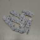 100 Pack Magnetic Christmas Light Clips, Upgraded Anti-Slip Metal Roof Christmas Light Hooks for C9 C7 Sockets, Weather-Resistant String Lighting Clips for Outside Gutters Patio Holiday (White)