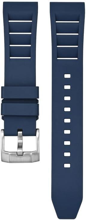 Premium FKM Vented Rubber Watch Band For Watches – Quick Release Diver Straps for Men & Women, 24mm, Soft & Durable Waterproof Replacement Wristband