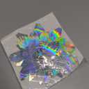 Beistle 3-D Prismatic Silver Snowflake Centerpieces, 10" Tall, Set of 3 - Holiday Winter Wonderland Snow Table Decoration