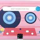 Voice Recording Cassette Tape Gift 30/60/300 Seconds Message Recorder Customizable Sound Greeting Card for Couple