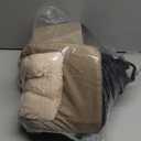 Dog Car Seat for Small Dog Center Console Seat Pet Booster Seat for Car Puppy Car Seat for Small Dogs(Champagne+Khaki)