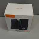 Nylavee Computer Speakers, PC Speakers with 6 Lighting Modes, USB Powered Computer Speakers for Desktop PC with 2 Bass-Boost Ports, 2 Speaker Units, and 3.5mm Aux-in for PC, Laptop, Monitor, Gaming (Black)