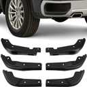 Mud Flaps Delete for GMC Sierra 1500 2019-2025, Durable ABS Material, No-Drill Splash Guards, Protects Against Mud, Rocks, and Debris, Front Rear GMC Sierra 1500 Accessories