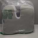 Seat Cushion for Tailbone & Sciatica Pain Relief - Plush Yet Supportive Ergonomic Memory Foam Chair Cushions for Office Chair, Car, Wheelchair,Airplane & Long Sitting(Light Gray)