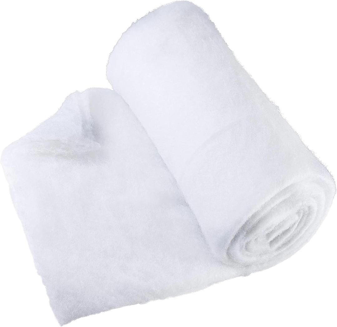 PREXTEX Artificial Snow Roll - Large Fluff for Christmas Village Displays, 94"x31" Tabletop Dcor, and Winter Wonderland Party Scenes - Thick White Blanket for Holiday Backdrops and Festive Decoration