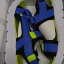 DREAM PAIRS Boys Girls Sandals Kids Athletic Summer Water Open Toe Shoes(Blue/Neon Green), Size: 4 Big Kid