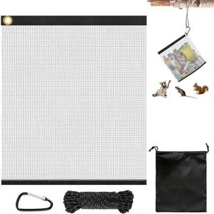Ultralight Rodent Proof Bear Bag - Stainless Steel Mesh Hanging Food Storage Bags for Camping Backpacking Hiking, Rust-Resistant Sack with Rope and Lock for Easy Hanging