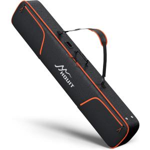 Padded Snowboard Bag, Waterproof Snowboard Travel Bags for Air Travel Flying - 1680D Reinforced, with Mesh Pocket, Ski Pole Pocket