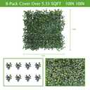 VDVST Artificial Grass Wall Panels, 12PCS 20"x20" Boxwood Panels