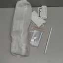 Clothes Drying Rack Wall Mounted Foldable, Retractable & Collapsible(Tri-Fold) Space-Saving Aluminum Laundry Drying Rack for Indoor & Outdoor Use - Laundry Rooms, Bathroom & Balconies (White)