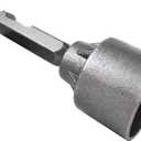 JACKCHEN 30 mm Hex Shank T Post Driver Pile Socket,30mm Demo Hammer Attachment