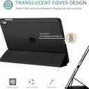 ProCase Smart Casefor 10.5 iPad Air 3rd Generation 2019 / iPad Pro 2017, Slim Stand Cover with Translucent Frosted Back for iPad Air 3 -Black