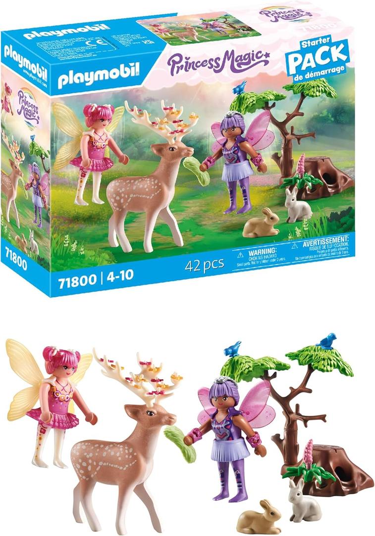 Playmobil Starter Pack Fairies with Forest Animals