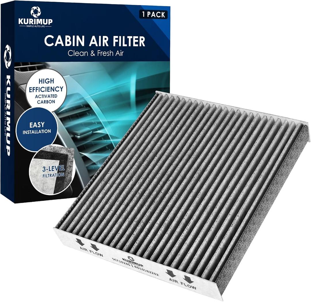 Cabin Air Filter Replacement for CP285 CF10285 Toyota Lexus Scion Camry Corolla Tundra Highlander Prius Vehicle Premium Cabin filter with Activated Carbon(1 pack)