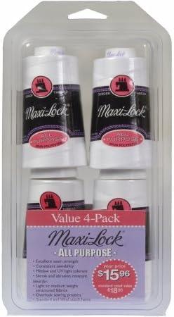 Maxi-Lock All Purpose Value Pack 4/Pkg-White