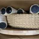 Modern Cat Tree Small Tower with Scratching Post for Indoor, Solid Wood Multifunctional Corner Cat Tree Tower with Bed