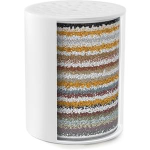 iSpring FSF2 33-Stage Universal Shower Filter Replacement Cartridge, Improves Conditions of Skin, Hair, and Nails, White