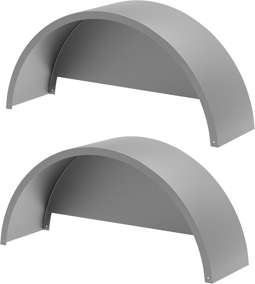 2 Pack Single Axle Trailer Fenders with Fenders Backs,Fits for 14to 16 Wheels - 32 x 9 x 15 Trailer Fenders Replacement for Car Hauler Trailer,Cargo Trailer,Utility Trailer,Landscape Trailer