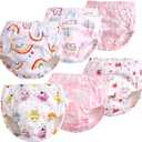 Potty Training Underwear for Girls Boys Potty Training Pants (2T,Pink)