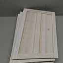 Hexagon Wooden Christmas Tree Collar Box 6 Panels 30'' Christmas Tree Base Cover Decor Vintage Rustic Farmhouse Trees Skirt for Xmas Holiday(White)