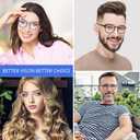 Reading Glasses Blue Light Blocking - Spring Hinges Round Eyeglasses for Men Women,4 Pairs Mix Color Anti Glare Filter Lightweight Readers (4 Pairs Mix Color, 2.50)