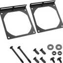 YAODHAOAD Fan Mount Stand Bracket, Metal Computer Case Fan Mount Rack Kit, Universal PC Case Fan Holder Accessory for Enhanced Cooling System DIY (2PCS) (12CM)