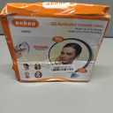 Magnifying Mirror with Light, LED Makeup Mirror 10x Magnification Adjustable Brightness Three Light Colors Suction Cup Makeup Mirror Flexible Mirrors for Bathroom Shaving Travel