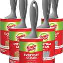 Scotch-Brite Lint Roller Value Pack, Works Great On Pet Hair, 1 Roller, 95 Sheets Per Roller, 475 Sheets Total