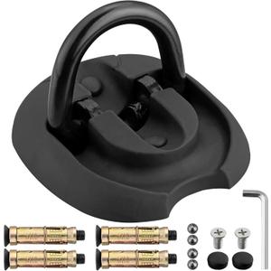 EYPINS Security Ground Anchor, Heavy Duty Alloy Steel Anti-Theft Floor Wall Anchor Lock for Motorcycle, Bicycle, Scooter, Chain Lock,Outdoor Indoor Concrete Brick Surfaces Installed