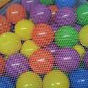 Sunny Days Entertainment 200 Premium Crush-Resistant Play Balls for Ball Pits Non-Toxic, BPA & Phthalate Free Vibrant Assorted Colors with Zippered Storage Bag (2.5" Diameter)