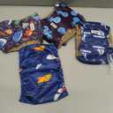 5 Pack Dog Diapers Male Reusable, Premium Belly Bands for Dogs, High Absorbing Male Dog Pee Wraps for Doggie in Incontinence or Excitable Urination and Training S (Ocean)