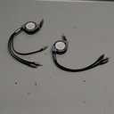 Retractable Multi Charging Cable - 3A [2Pack 3ft] 3 in 1 Fast Charger Cord with Lightning/Type C/Micro USB Ports, Retractable Car Charger for iPhone, iPad, Samsung, Tablets More(Charging Only)