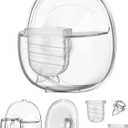 for Discreet Duo Wearable Breast Pump Parts, Include Duckbill Valve, Silicone Diaphragm, 24mm Flange, Milk Collector Cup, Compatible with Nuliie S32 Wearable Breast Pump Replacement Parts, 24mm Flange + Duckbill Valve + Diaphragm