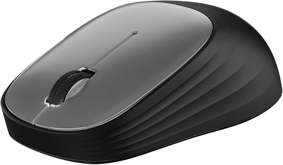 Bluetooth Wireless Mouse for Laptop, PC, MacBook, Chromebook,1600 DPI Optical Tracking Blue Tooth Mice, Compact and Portable Computer Mouse for Work or Travel, 12-Month Battery Life-Black