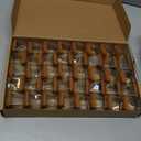 OCONDA 40 Pcs Chair Leg Floor Protectors for Hardwood Floors, Clear Rubber Furniture Sliders with Felt, Silicone Furniture Leg Caps Covers (Fit Square Diameter:1-1/16" to 1-7/16")