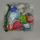 Bath Toys (8 Packs Rubber Animals Toys) Light Up Floating Rubber Toys Flashing Color Changing Light in Water Bathtub Shower Games Toy for Baby Kids Toddler Child