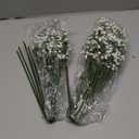 Der Rose 12Pcs Babys Breath Artificial Flowers White Fake Babies Breath Gypsophila Bulk Real Touch Faux Baby's Breath Flowers DIY for Wedding Centerpieces Floral Arrangements Home Party Decoration