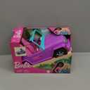 Barbie Off-Road Vehicle, Purple with Pink Seats and Rolling Wheels, 2 Seats, Gift for 3 to 7 Year Olds