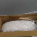 5-in-1 Small Wooden Cat Tree Tower,16.5''H Natural Sisal Cat Scratching Post Climbing Tower with Bed,Interactive Cat Feather Toy,Ball Track Toy for Kittens and Indoor Cats,White (17.72"L x 11.81"W x 16.54"H)