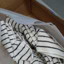 6 Piece Black and White Striped Hand Towels,100% Cotton Bathroom Towels Ultra Soft and Highly Absorbent Hand Towels for Bathroom Kitchen, Showering, Spa, Gym,Hotel (13 x 29)